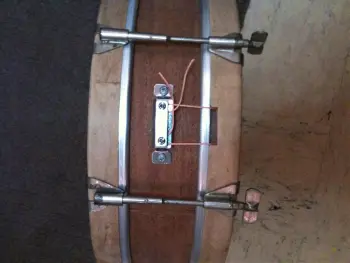 Gretsch 14" march snare shell, walberg snare, FT leg, spur mounts, spurs