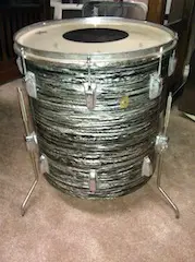 Price Check - 1966 Ludwig Black Oyster 16&quot;x16&quot;
