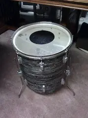 Price Check - 1966 Ludwig Black Oyster 16&quot;x16&quot;