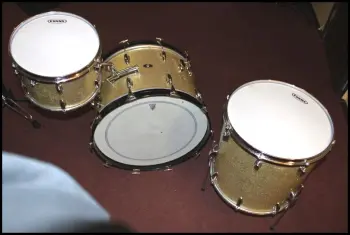 1961 Slingerland 13/16/22 Silver Sparkle For Sale