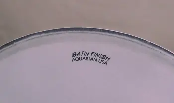 Aquarian Satin Finish Heads - 18/15