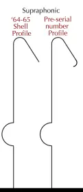 Supraphonic pre serial number and early serial number differences