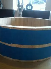 my very first drum...finally under way!