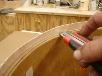 Newbie wraps a drum