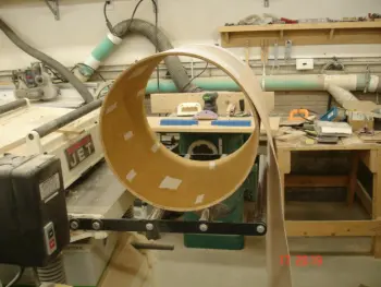 Newbie wraps a drum