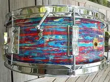 1967 red psychedelic Ludwig snare