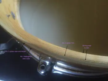 Slingerland Artist Model single ply or three ply?