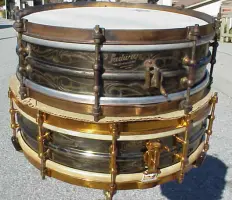 1920's Ludwig Black Beauty "scroll" snare...