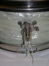 1959 Ludwig trans-badge snare drum