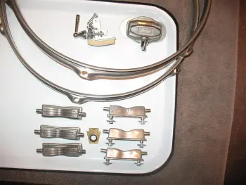 Ludwig clubdate project parts (nickel)