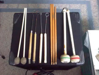 Misc. Old sticks, brushes!  Any interest?