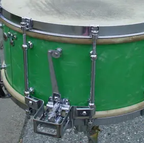 1930* LUDWIG &amp; LUDWIG 6.5x14 EMERALD GREEN/CHROME SUPER-SENSITIVE MODEL