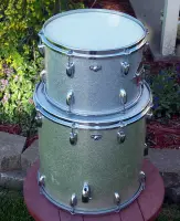 Vintage Slingerland Silver Sparkle Kit