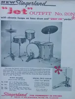 Slingerland 20N Jet Outfits x 2