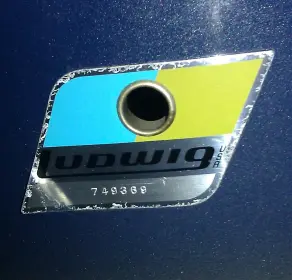 60's/70's Ludwig Blue Duco