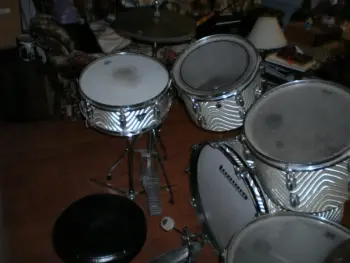 1964 Ludwig Drum Kit White Pearl