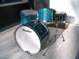 1963 Premier 54 outfit Aquamarine sparkle Drum show in Chi Town, To go or not to go