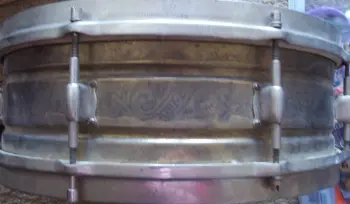 Leedy Snare Drum - Engraved - 1920's