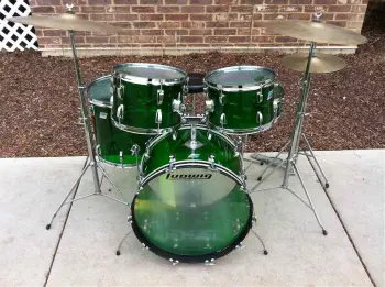 Green Vistalites/Gold Silk Inlays Factory?