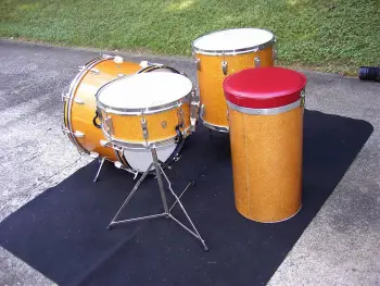 Wfl 1957 Gold Sparkle 4 Piece Kit