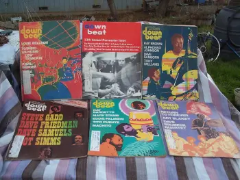 1969-76 Down Beat mag's drummer's cover's Rich,Bellson,ete