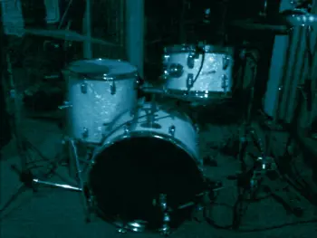 ROGERS HOLIDAY KIT - big sizes, silver sparkle, cymbals n hardware