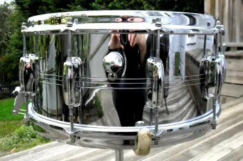 Slingerland Sound King badge placement