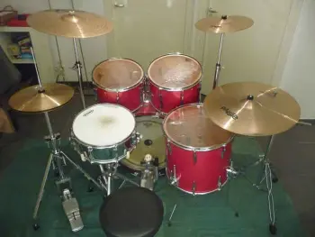 Premier 1970s Elite, Snare, and Trilok &amp; Paiste cymbals