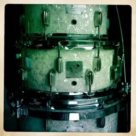 GMS drum set with vintage Slingerland hardware