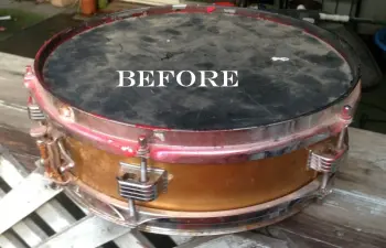 Restoration of a 1969? Ludwig piccolo snare (3x13)