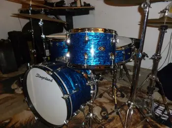 Slingerland Blue Agate Drums