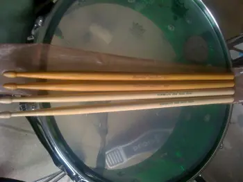 GK and BR Slingerland drum sticks