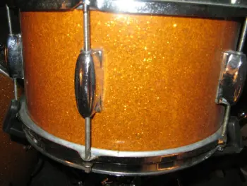 Orange Sparkle Drums