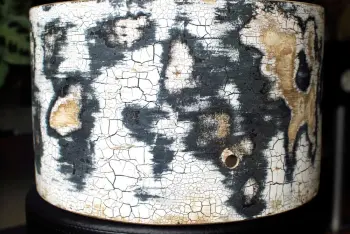 A prototype drum kit out of some vintage shells