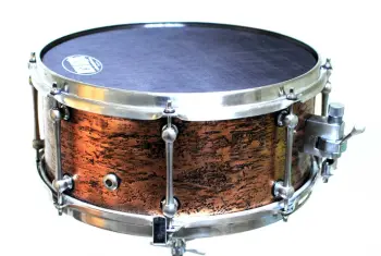 Aged Copper On Wood, Vintage Shell 6x14