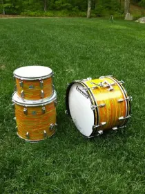 1970 Ludwig Citrus Mod 22,13,16 Rail Mount