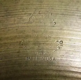 Yet Another Zildjian A Stamp Date Question