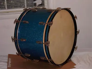 WFL 14X22&quot; BASS DRUM blue sparkle virgin
