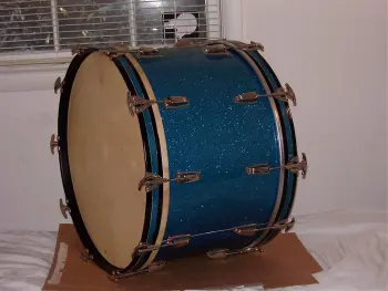 WFL 14X22&quot; BASS DRUM blue sparkle virgin