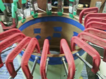 Bearing Edge Repair on '65 Slingy Bass