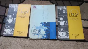 Lots of drum catalogs..