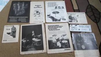 Lots of drum catalogs..