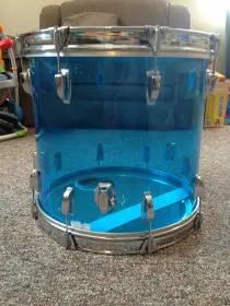 Ludwig 18&quot; Blue Vistalite FT.  LOCAL MI PICK UP ONLY