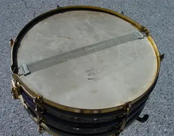 1919-1922 LUDWIG &amp; LUDWIG 5 x 14 6 LUG/FANCY SCROLL ENGRAVED DeLUXE STANDARD MODEL