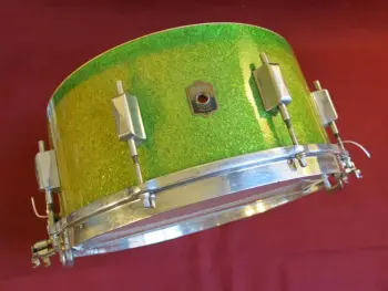 Leedy Green Sparkle Broadway Snare Drum - $499