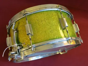 Leedy Green Sparkle Broadway Snare Drum - $499