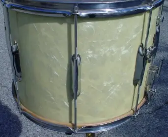 1938 WFL #482 12 x 16 DELUXE MODEL CONCERT PARADE DRUM