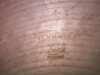 WTB 15&quot; Ludwig Paiste 3 star logo top hi hat cymbal.