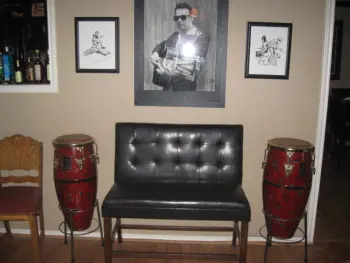 How do you display your drums?