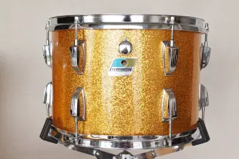 Late 70's Ludwig Classics Gold Sparkle 4pc.